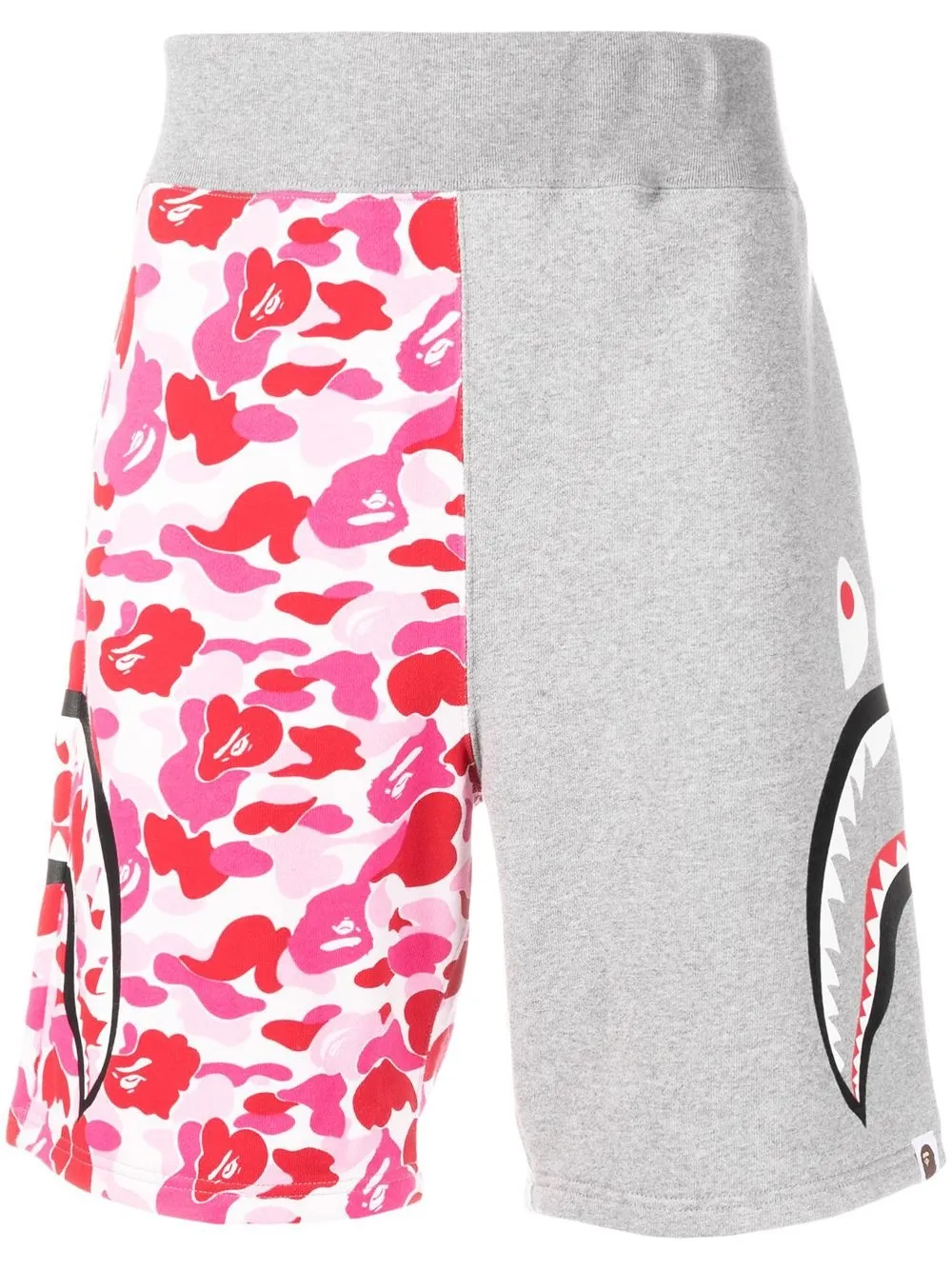 

A BATHING APE® shorts con estampado gráfico - Rosado