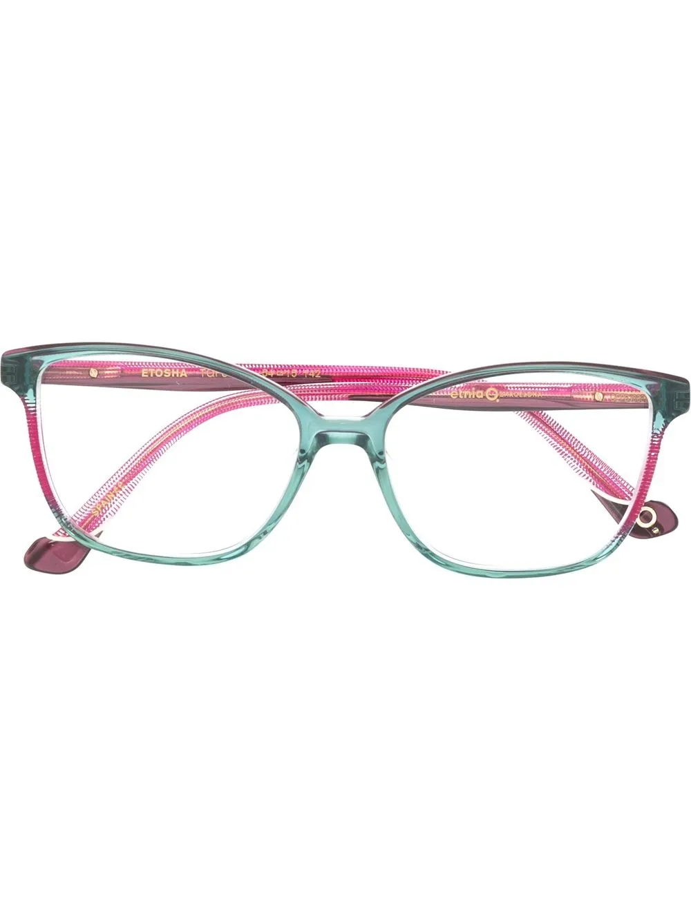 

Etnia Barcelona colour-block square glasses - Blue