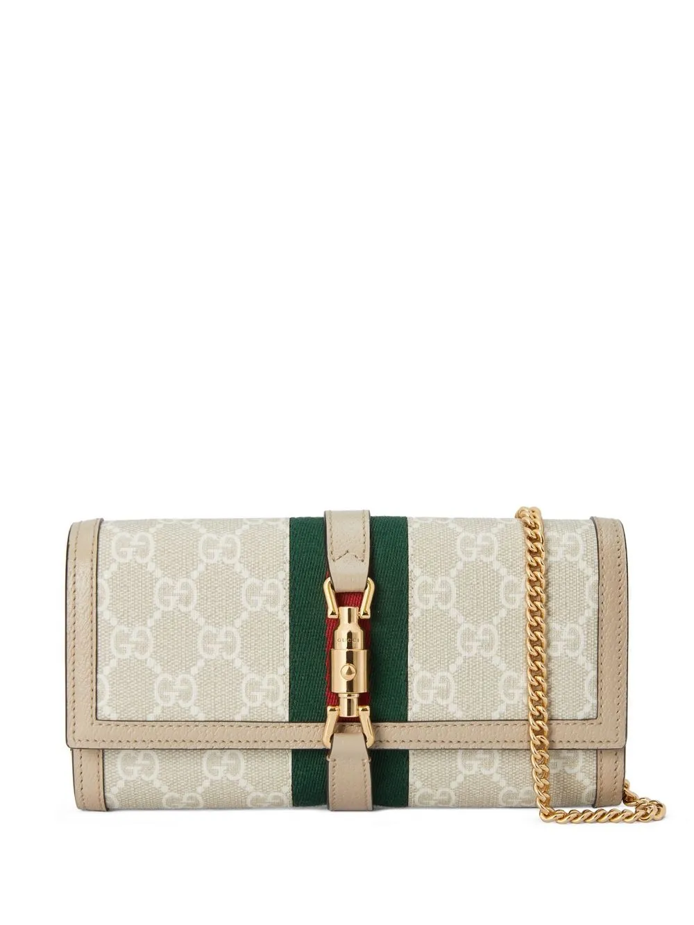 Gucci Jackie 1961 Chain Wallet In White ModeSens