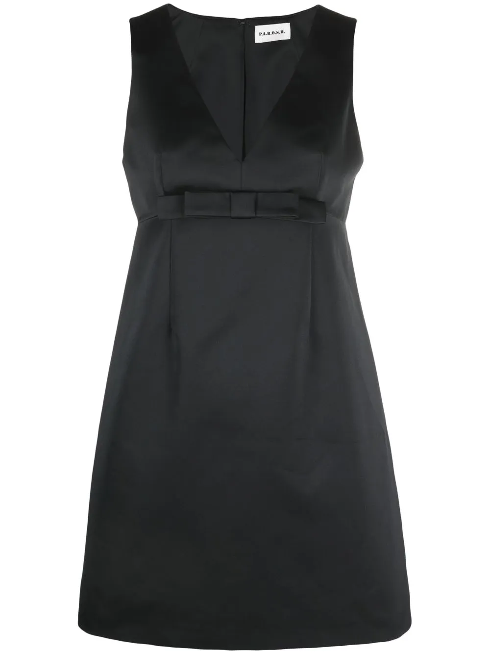 

P.A.R.O.S.H. empire-line sleeveless dress - Black