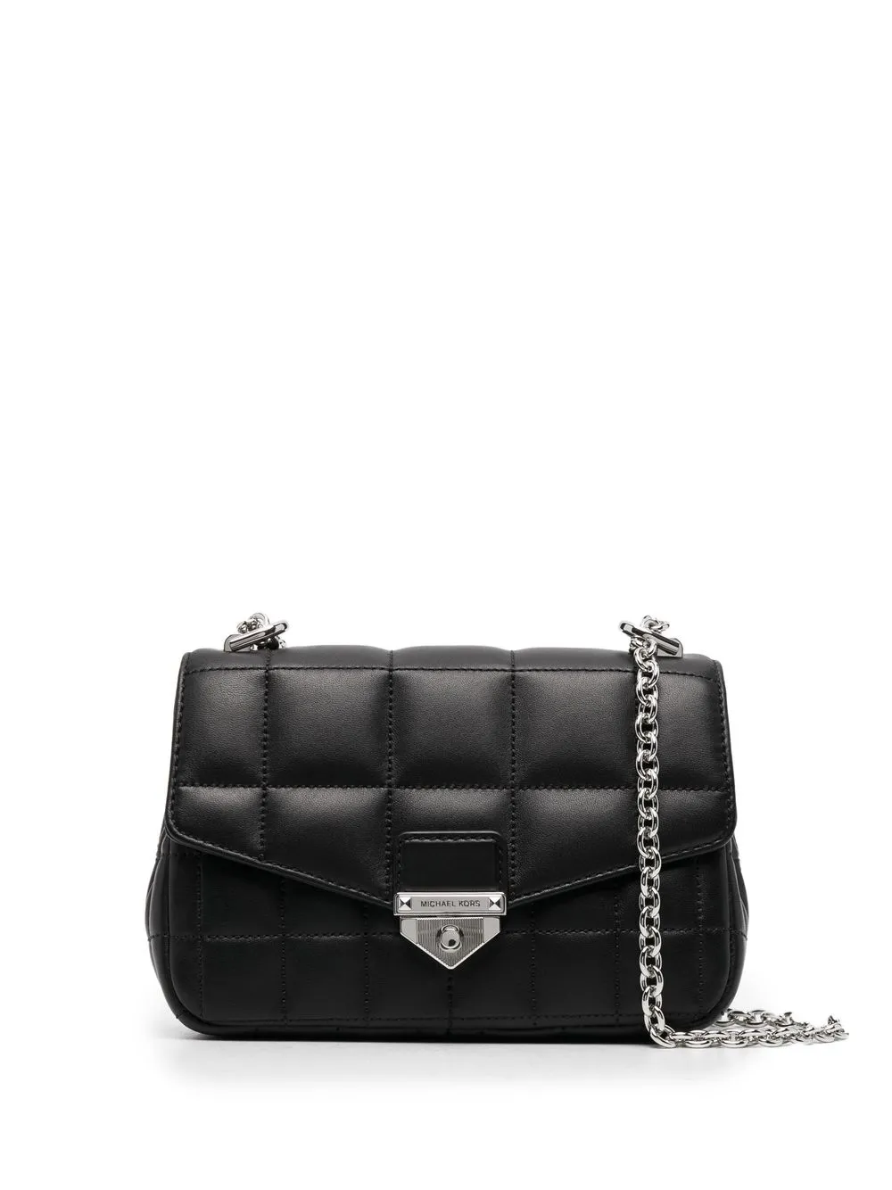 Michael kors quilted hot sale black bag