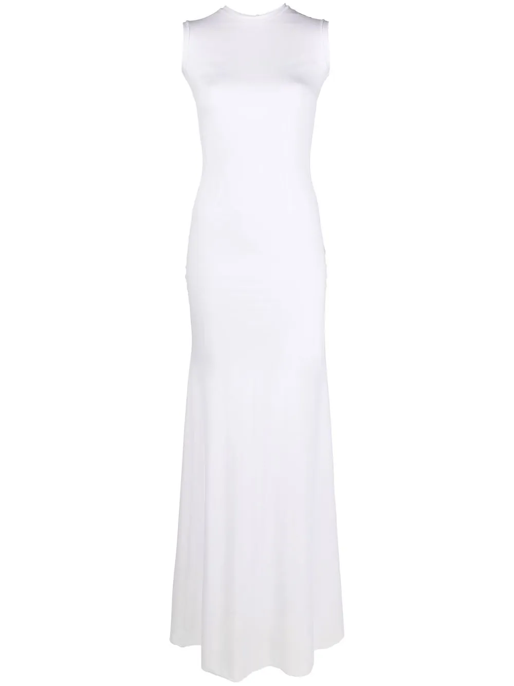 

Murmur mesh-panel sleeveless dress - White