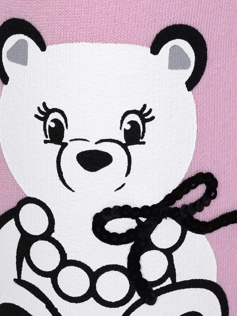 Simonetta Teddy Bear-print Cotton Leggings In Pink