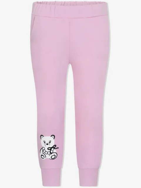 Simonetta teddy bear-print cotton leggings