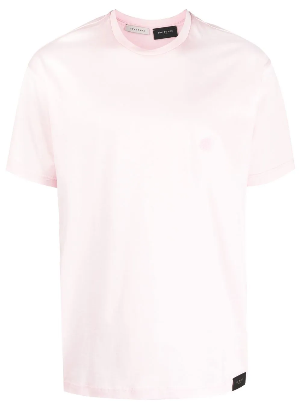 

Low Brand playera con logo bordado - Rosado