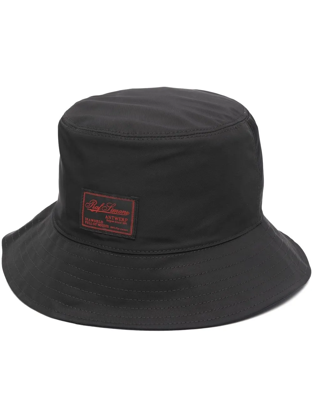 Raf Simons Reversible Bucket Hat In Schwarz