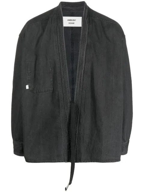 AMBUSH tie-fastening shirt
