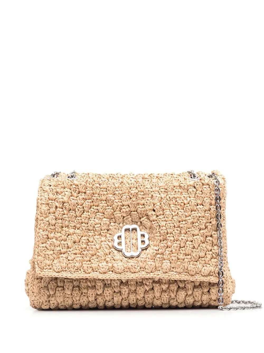 

Maje bolsa crossbody Clover con diseño tejido - Neutro