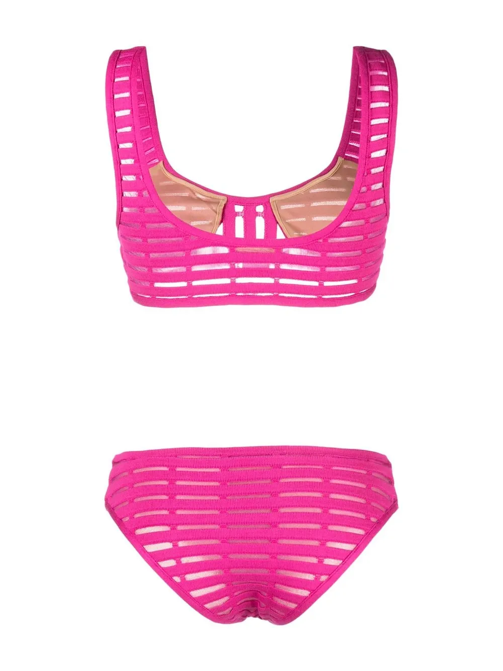 Genny Iconic semisheer Bikini Farfetch