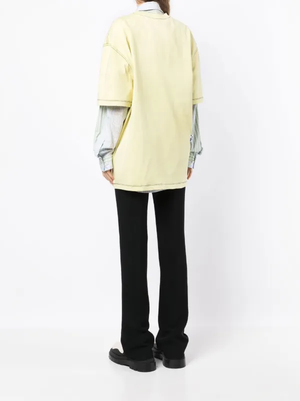 ★ADERERROR★ Tnnn tshirt Yellow Ader Error Tnnn logo-print T-shirt | Yellow | FARFETCH CA