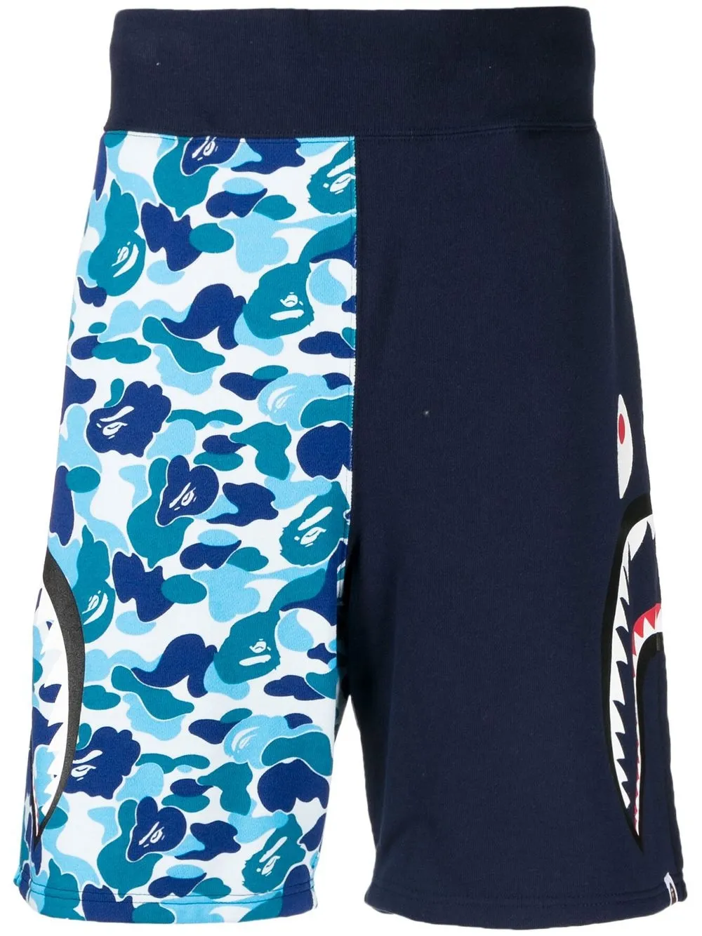 

A BATHING APE® shorts tejidos - Azul