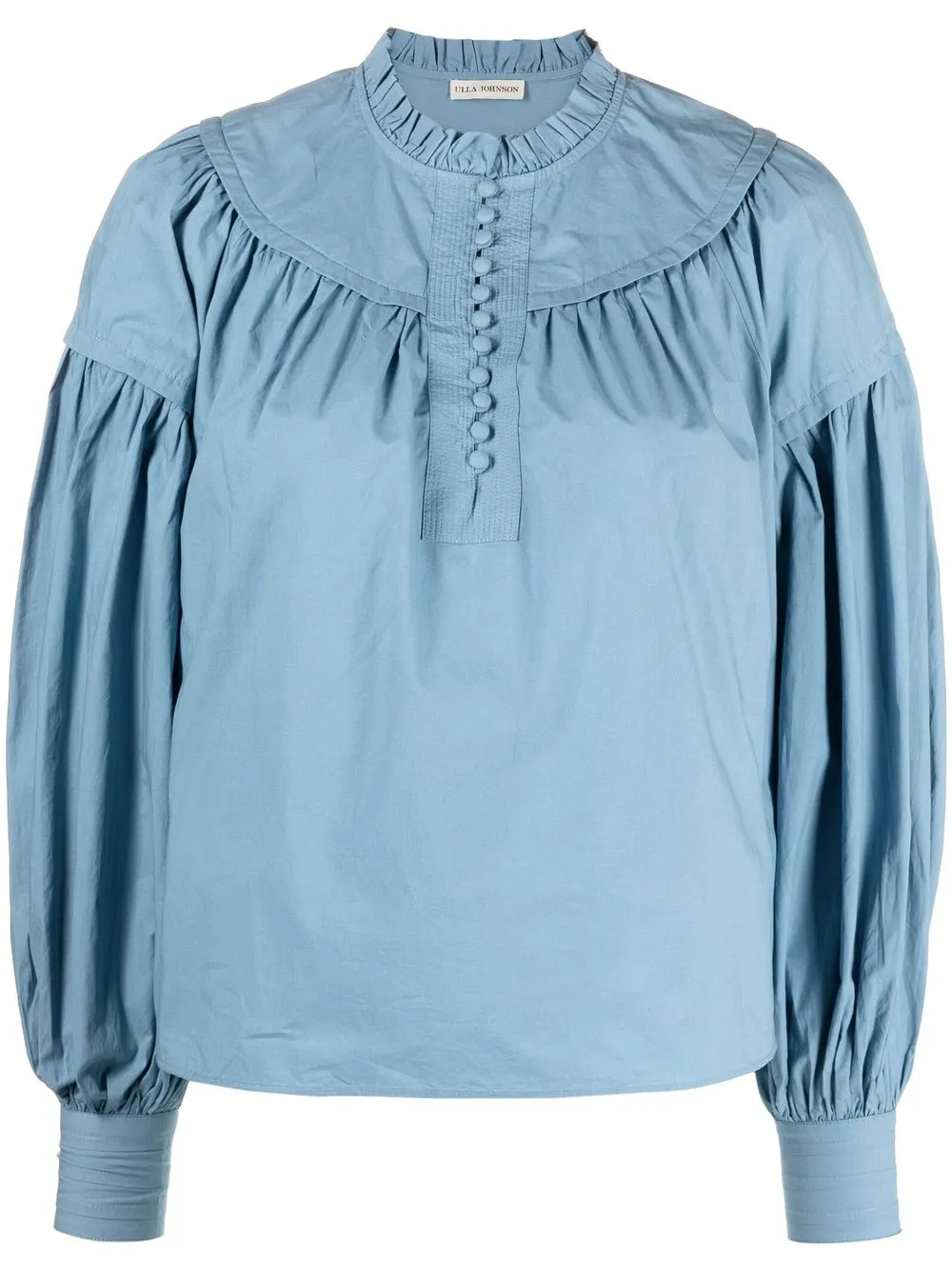 

Ulla Johnson blusa de manga larga farol - Azul