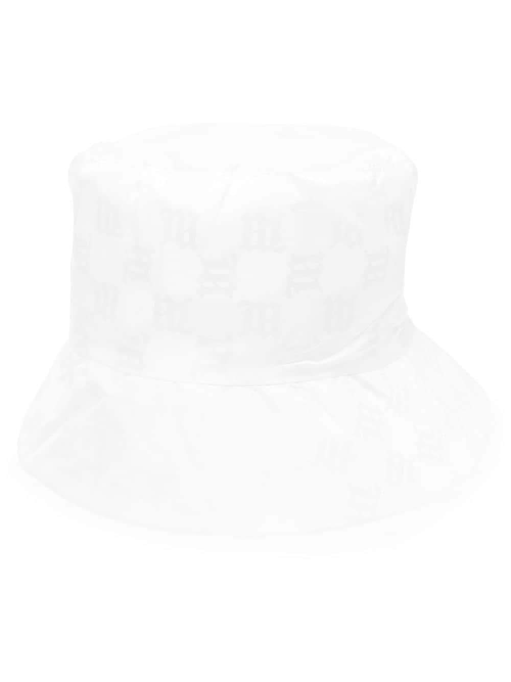 Misbhv Monogram-print Bucket Hat In White