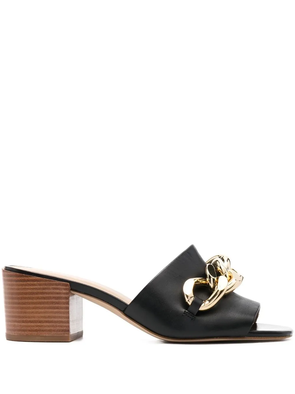 

Michael Michael Kors sandalias con detalle de cadena - Negro