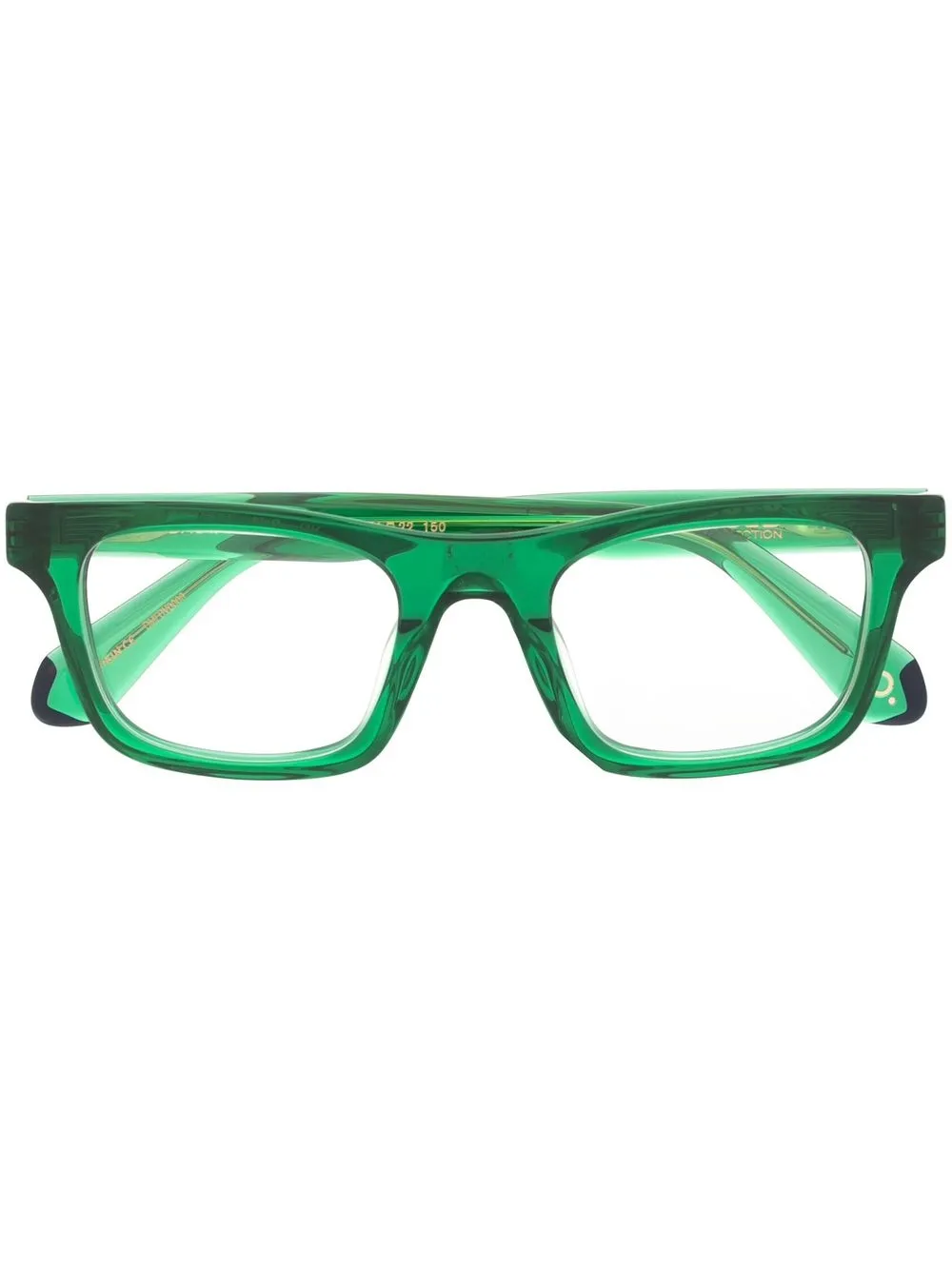 

Etnia Barcelona lentes con armazón cuadrada y logo - Verde