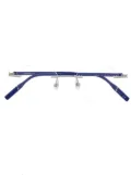 Montblanc round frame glasses - White