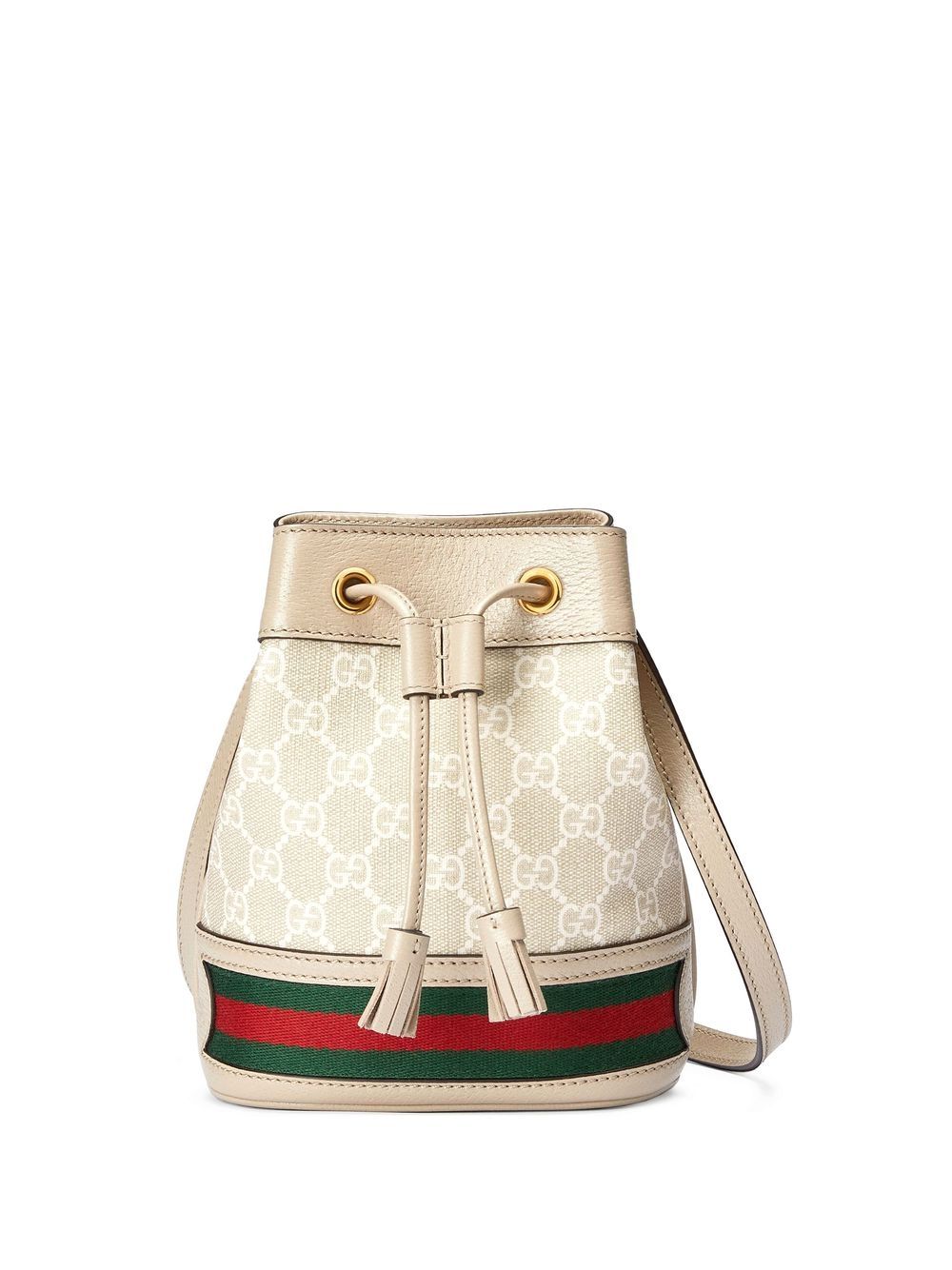 Gucci mini Ophidia bucket bag White