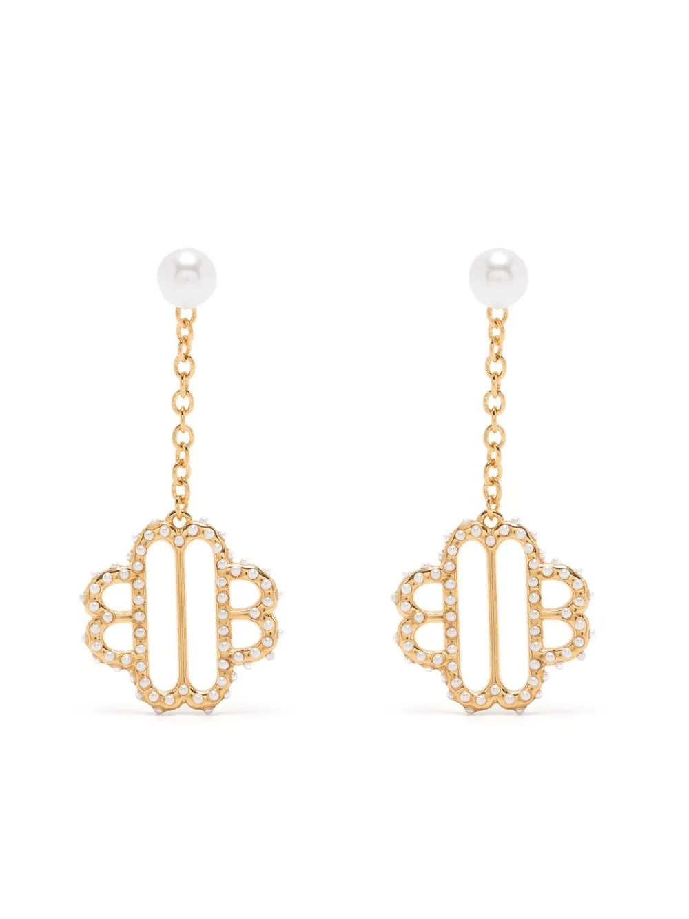 

Maje Clover Pearl earrings - Gold