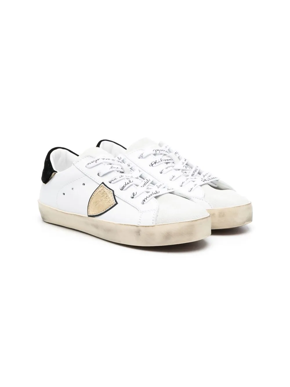 PHILIPPE MODEL TEEN PARIS LOW-TOP SNEAKERS