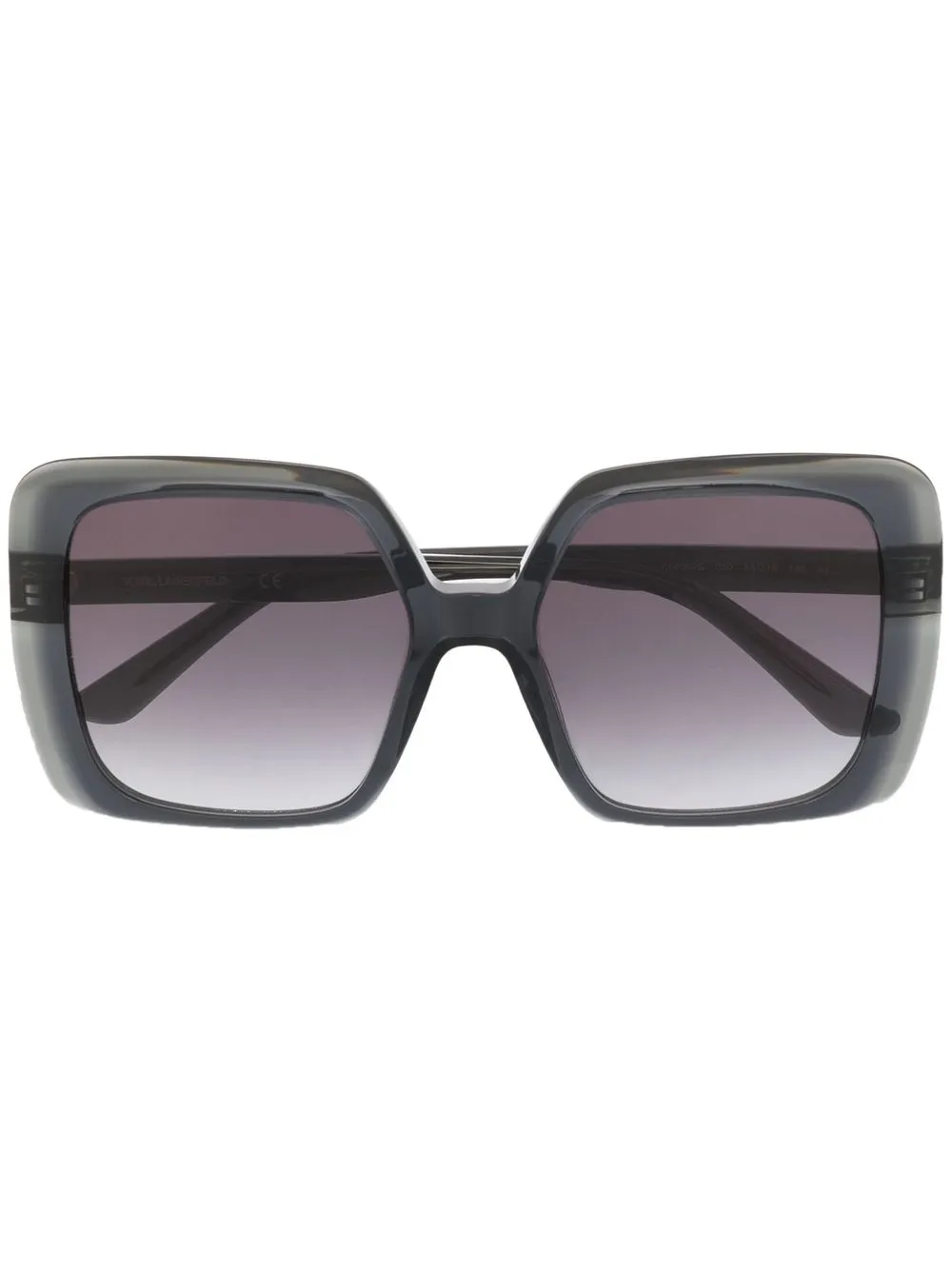 

Karl Lagerfeld square tinted sunglasses - Black
