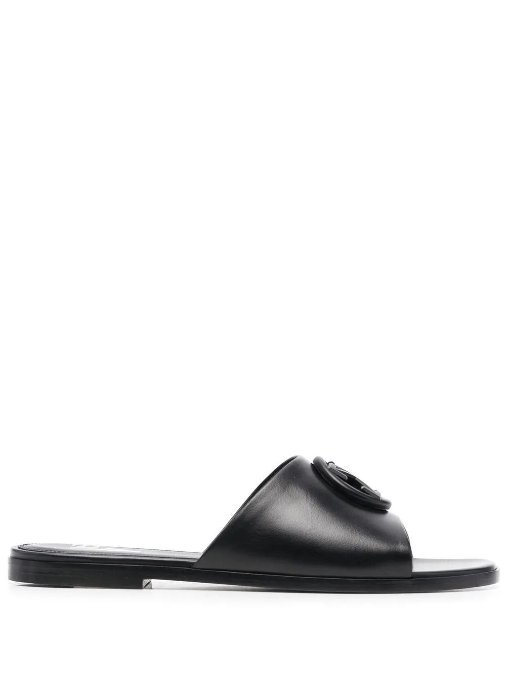 

Off-White embossed Arrows flat sandals - Black