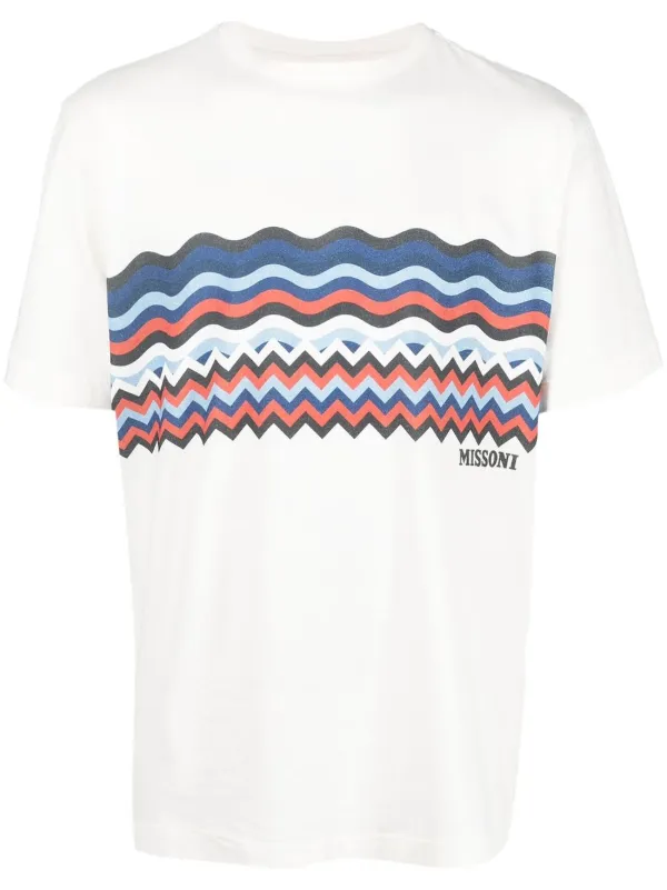Missoni zig-zag Wave Print T-shirt 