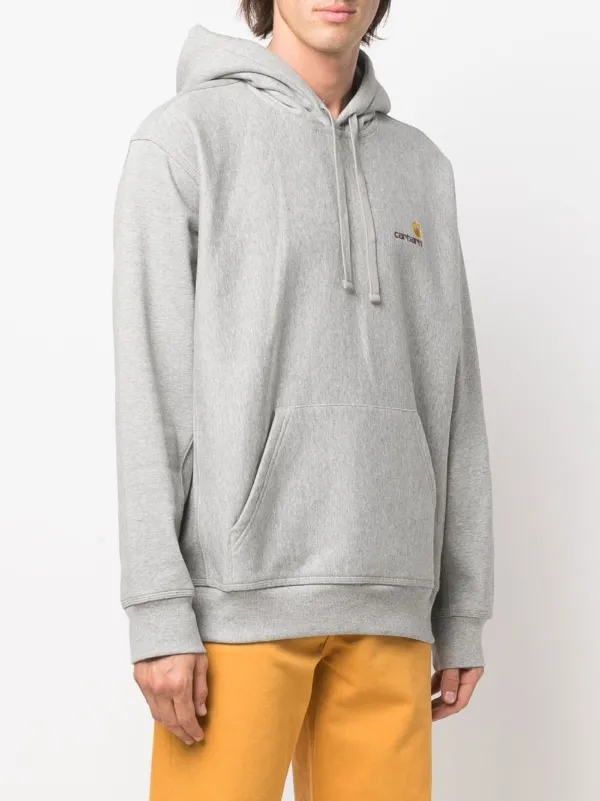 Carhartt WIP logo-embroidered Cotton Hoodie - Farfetch