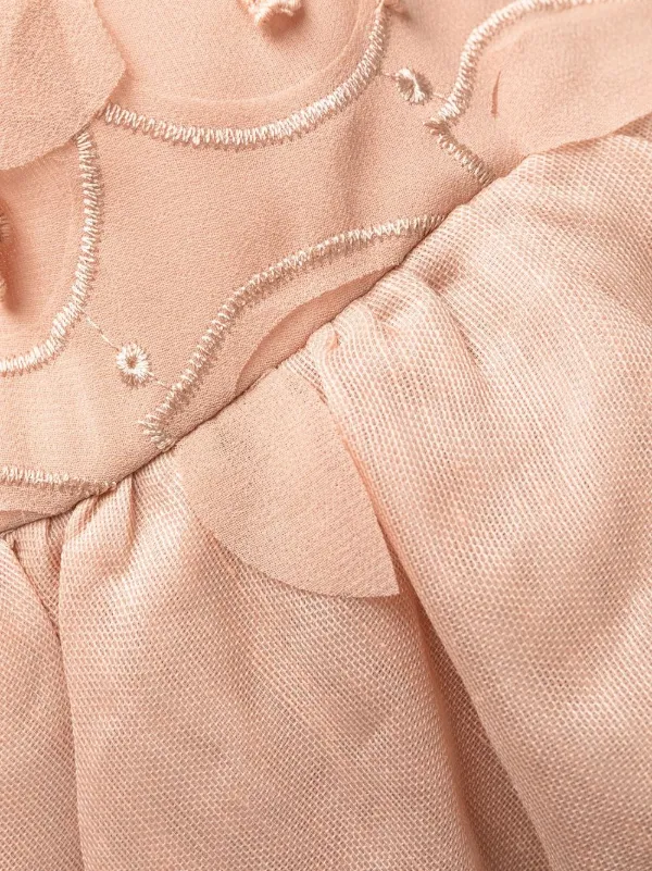 ZIMMERMANN Dancer frill-trim Mini Dress | Pink | FARFETCH