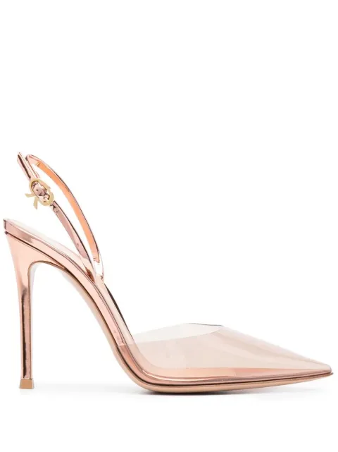 Gianvito Rossi حذاء 'ريبون دورساي' بليكسي بكعب 110 ملم 