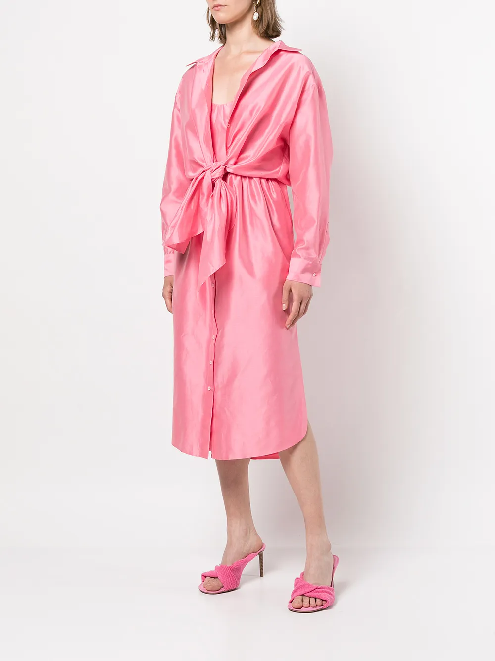 Bustino Button-Down Dress