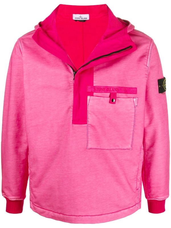 stone island windbreaker pink