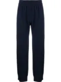 Barrie tapered-leg cashmere trousers - Blue