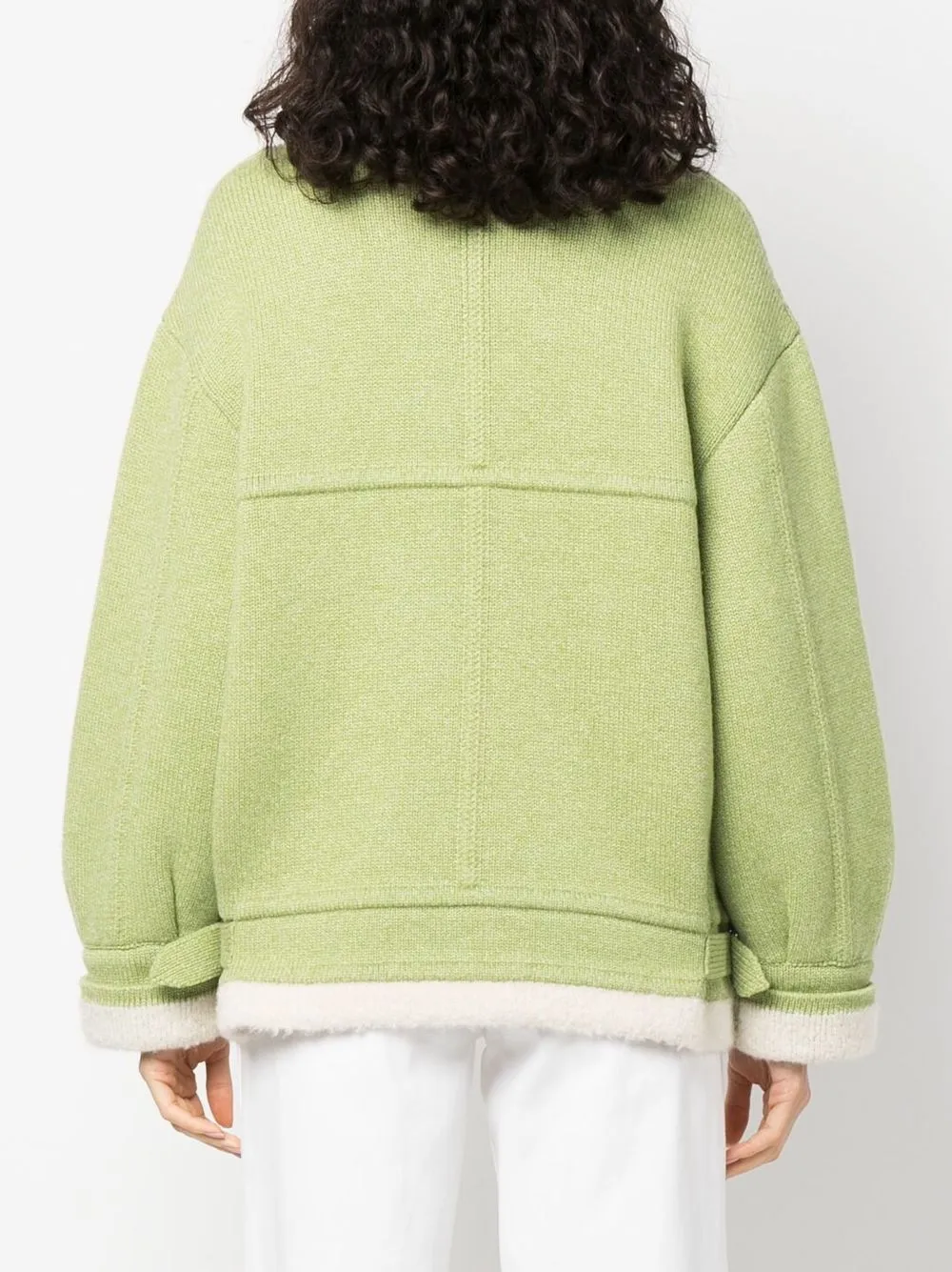 Shearling-Lined Zipped-Up Jacket