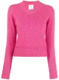 Barrie V-neck cashmere-knit top - Pink