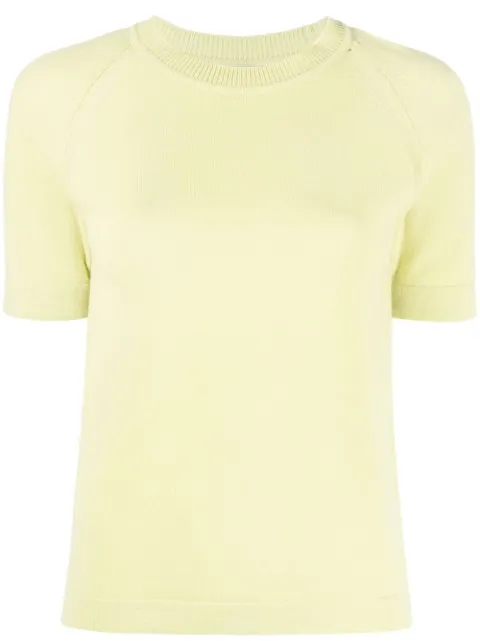 Barrie cashmere short-sleeve top