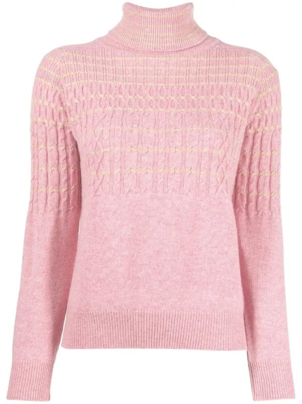 Barrie Roll Neck Cashmere Jumper - Farfetch