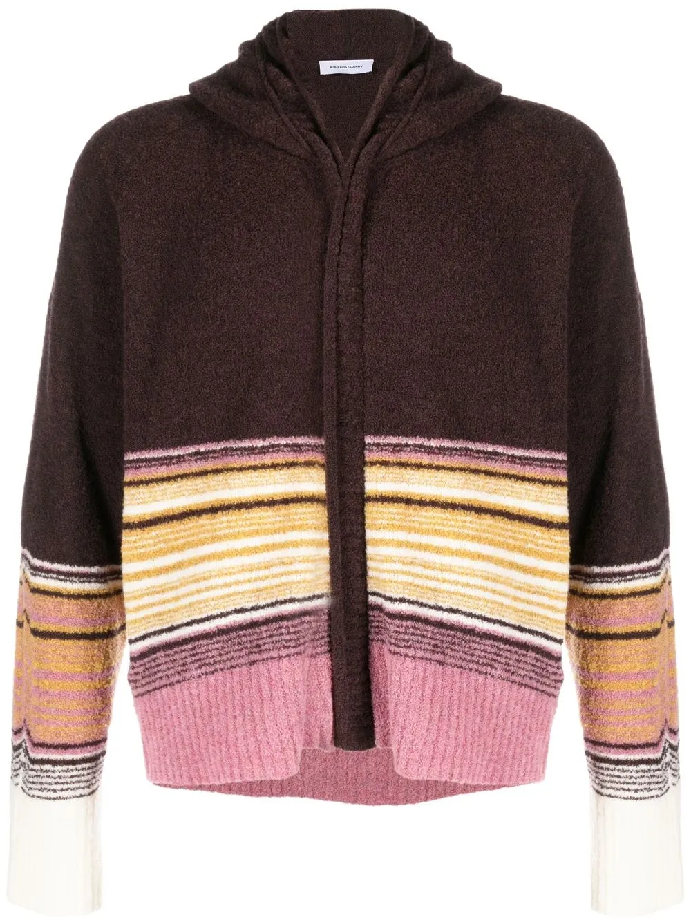 kiko kostadinov ketra knit hoodie | labiela.com