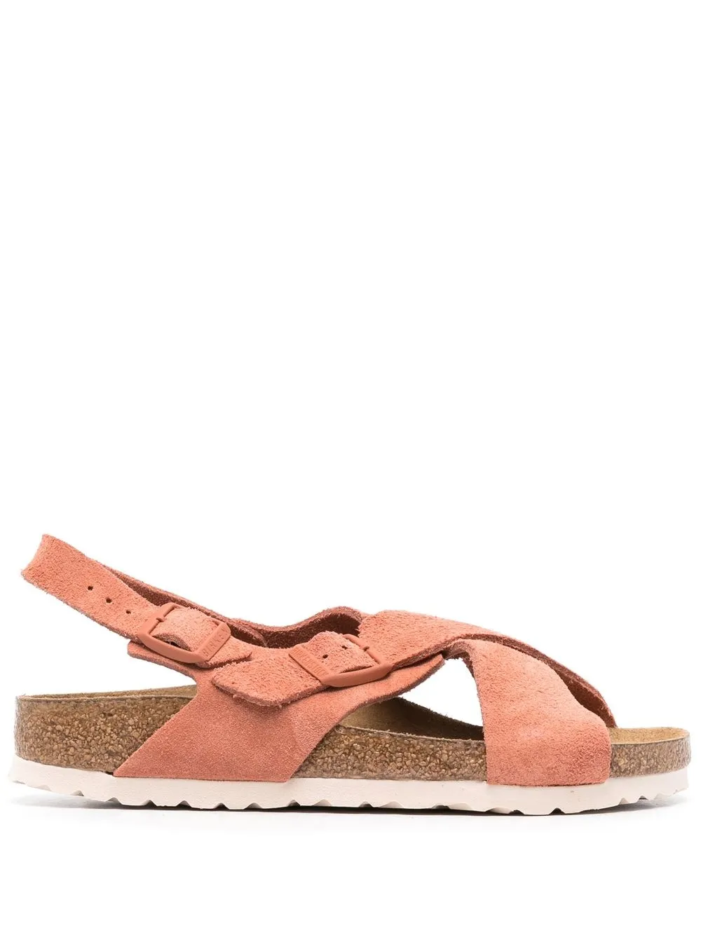 

Birkenstock sandalias de ante con tira trasera - Naranja