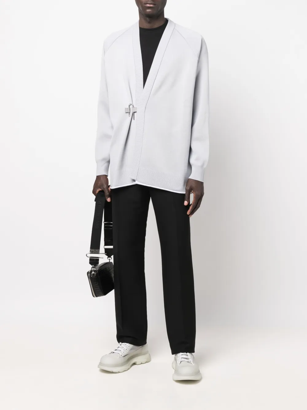 Givenchy Vest met gespsluiting Grijs