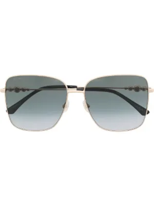 Jimmy Choo Eyewear Danys oversized frame sunglasses EUC Jimmy Choo | Accessories | Jimmy Choo Gold Studded  main image 4