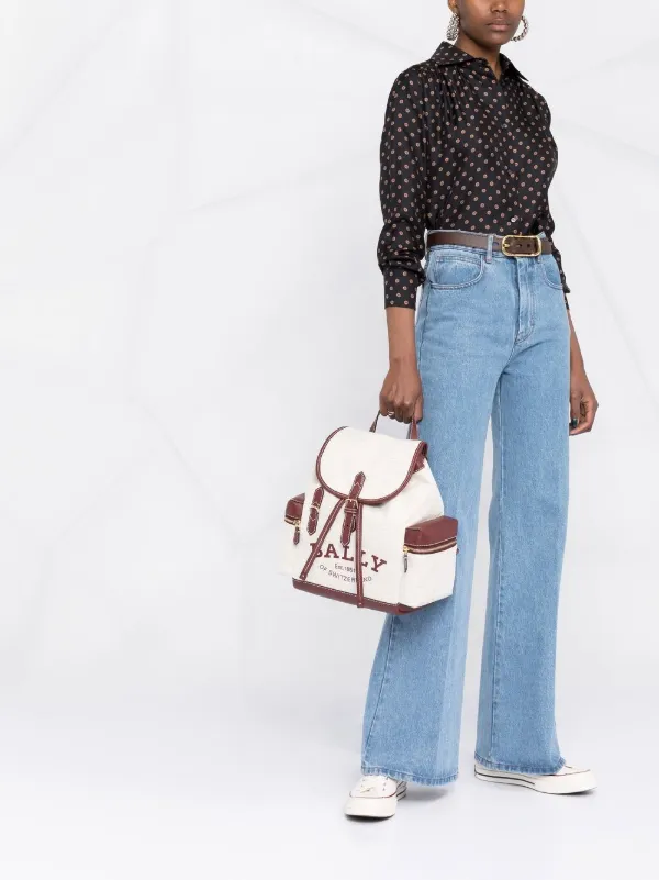 Bally logo-print buckle-fastening 