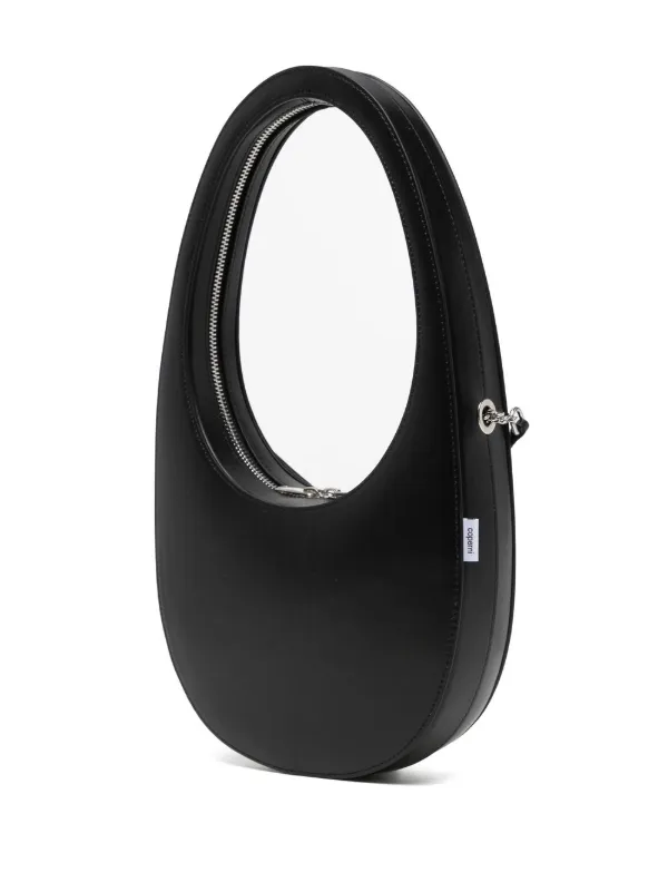 Coperni Swipe Leather Tote Bag | Black | FARFETCH PL