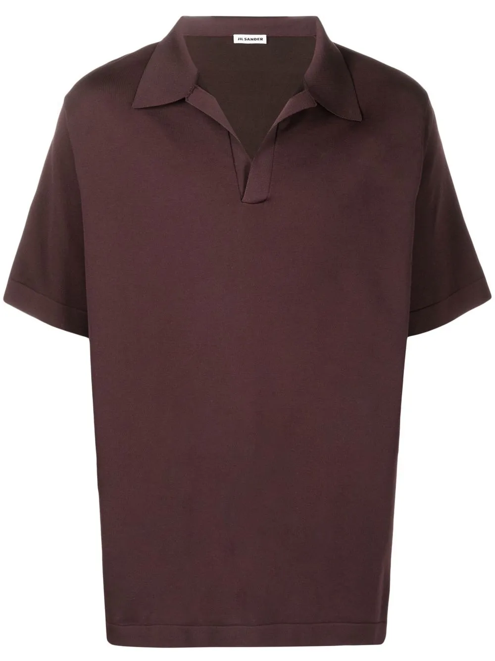 

Jil Sander playera tipo polo manga corta - Morado