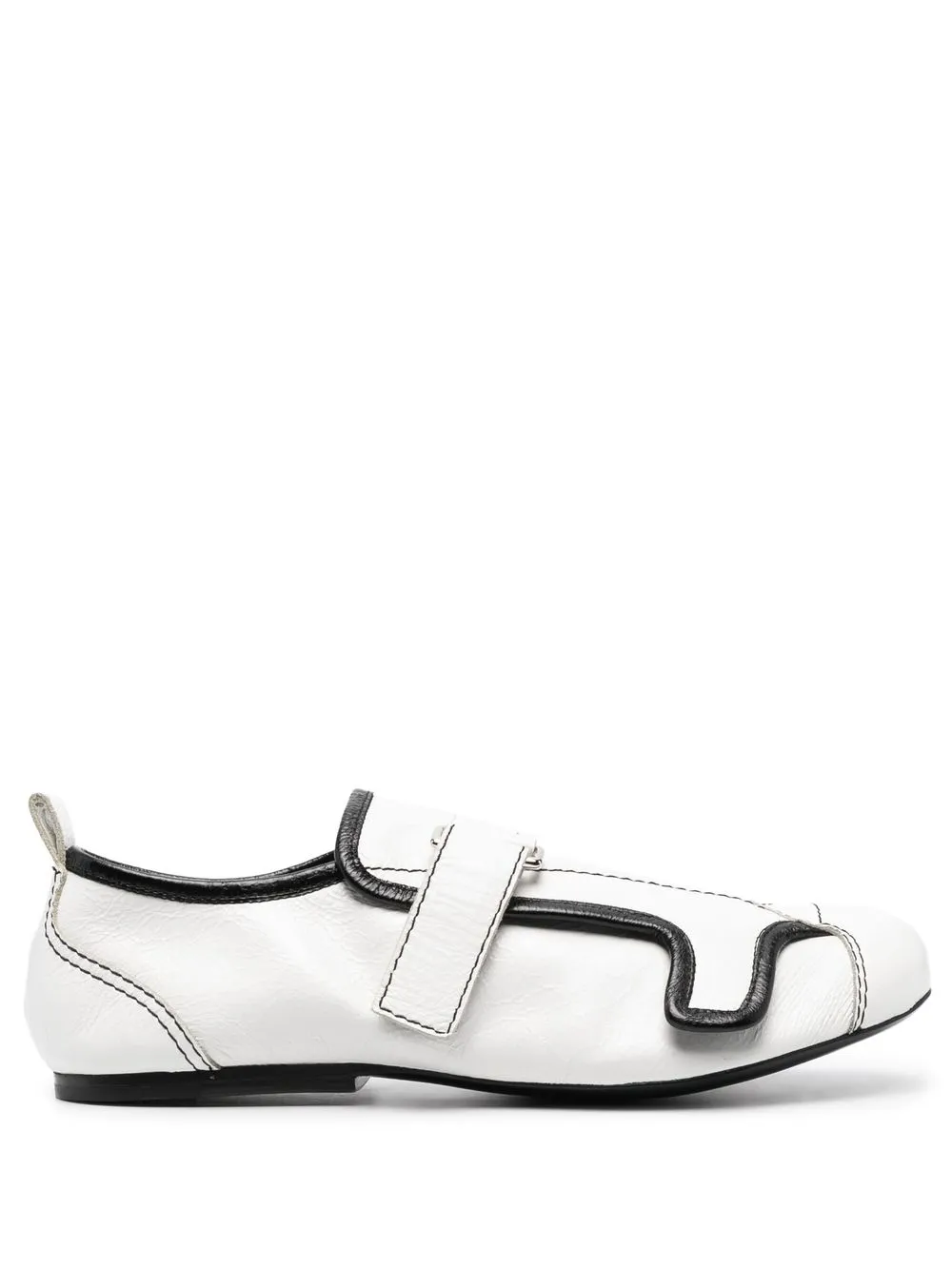 

Plan C Cycling touch-strap sneakers - White