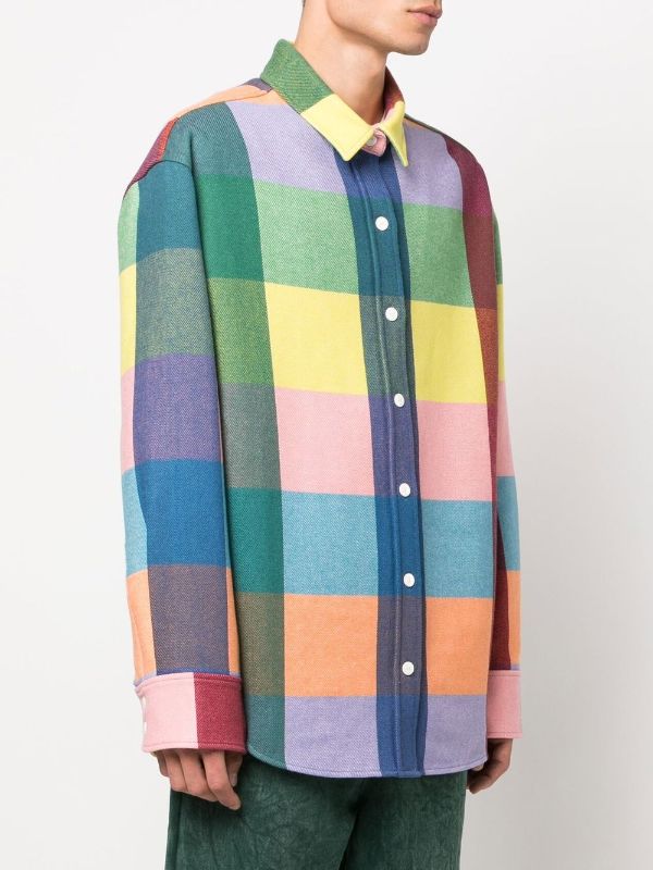 The Elder Statesman チェック ウールカシミア シャツ - Farfetch