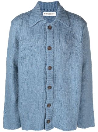 OUR LEGACY ribbed-trim Buttoned Cardigan - Farfetch