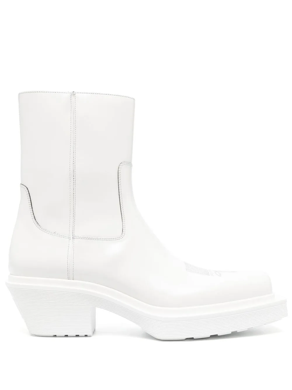 

VETEMENTS Cowboy ankle boots - White