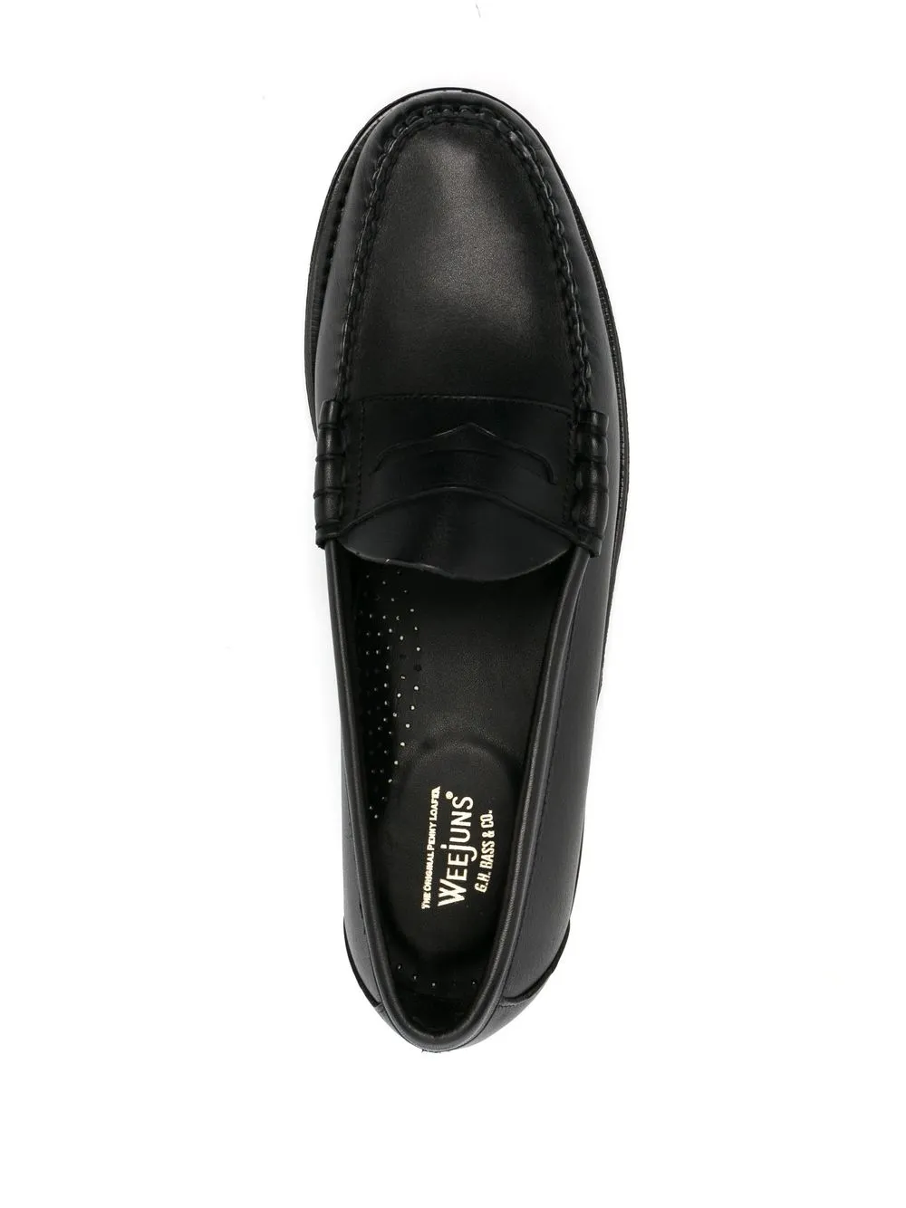 Shop G.h. Bass & Co. Weejuns Larson Penny Loafers In Black