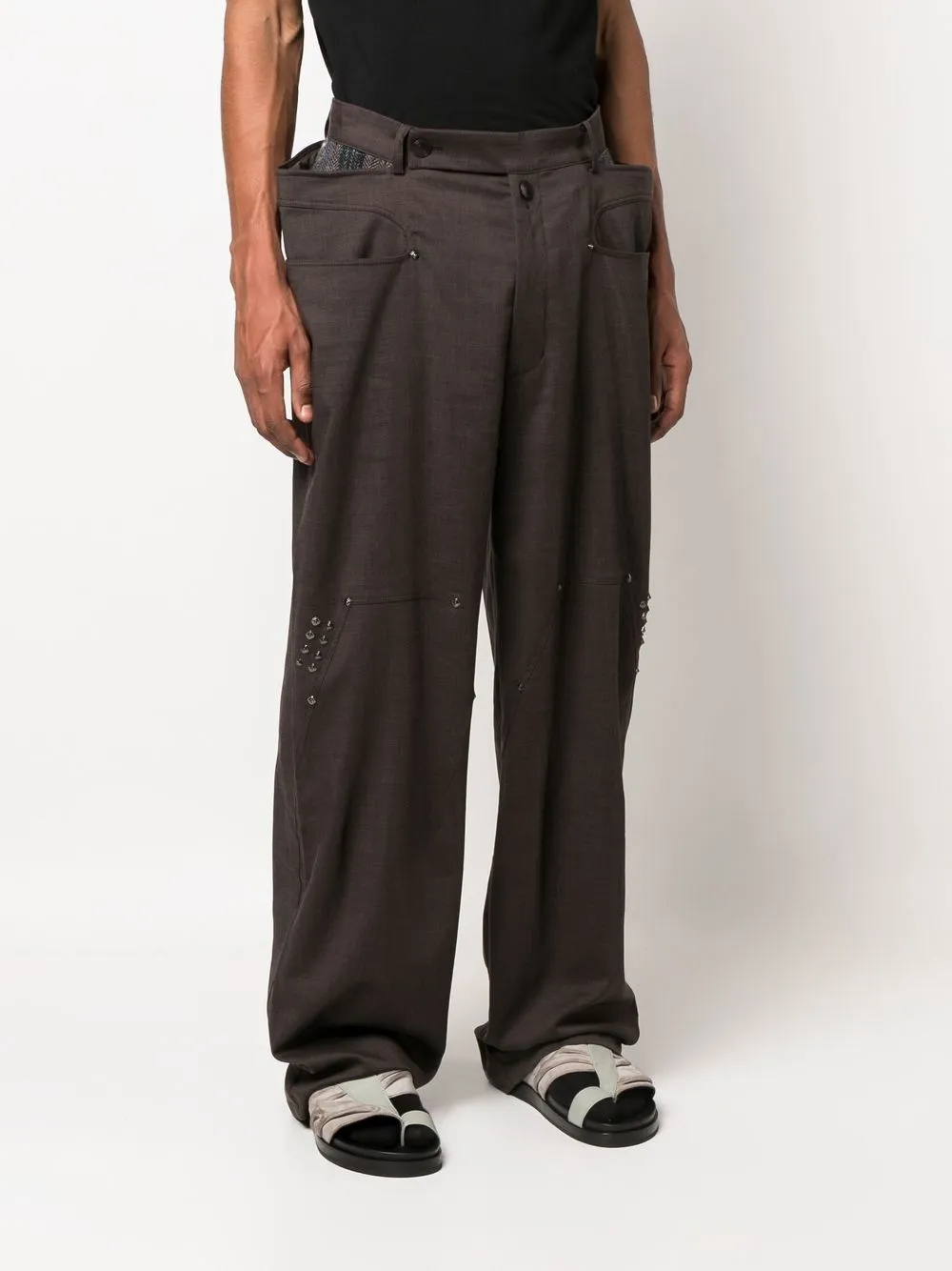 安心のインターネット kiko kostadinov ANTHARAS WIDE TROUSERS