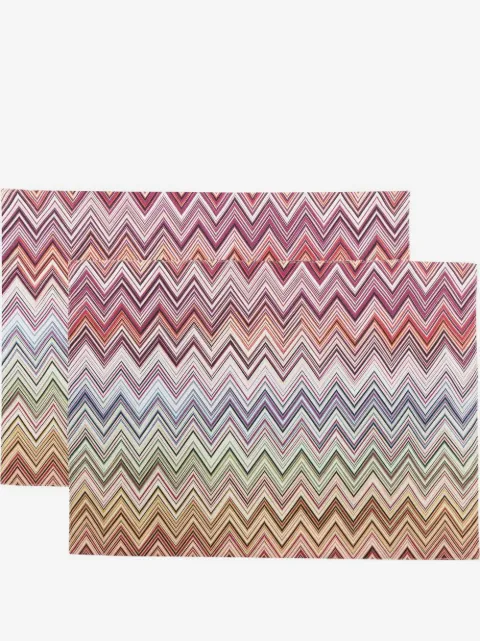Missoni Home zigzag-print placemats (set of two)